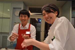 インストラクターの先生と2ショット。