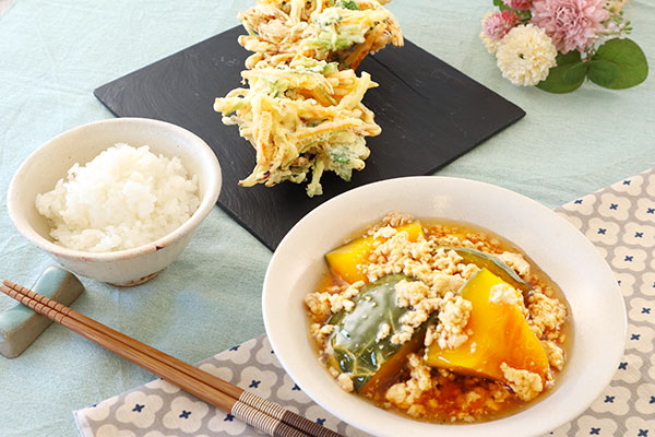 料理基礎クラスのメニュー【和食の基本】かき揚げの作り方