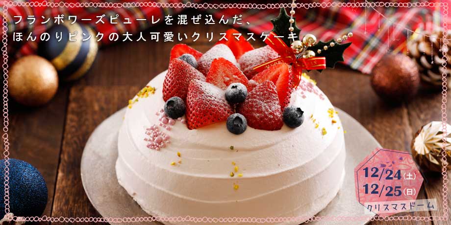クリスマスケーキを作る会「クリスマスドーム」